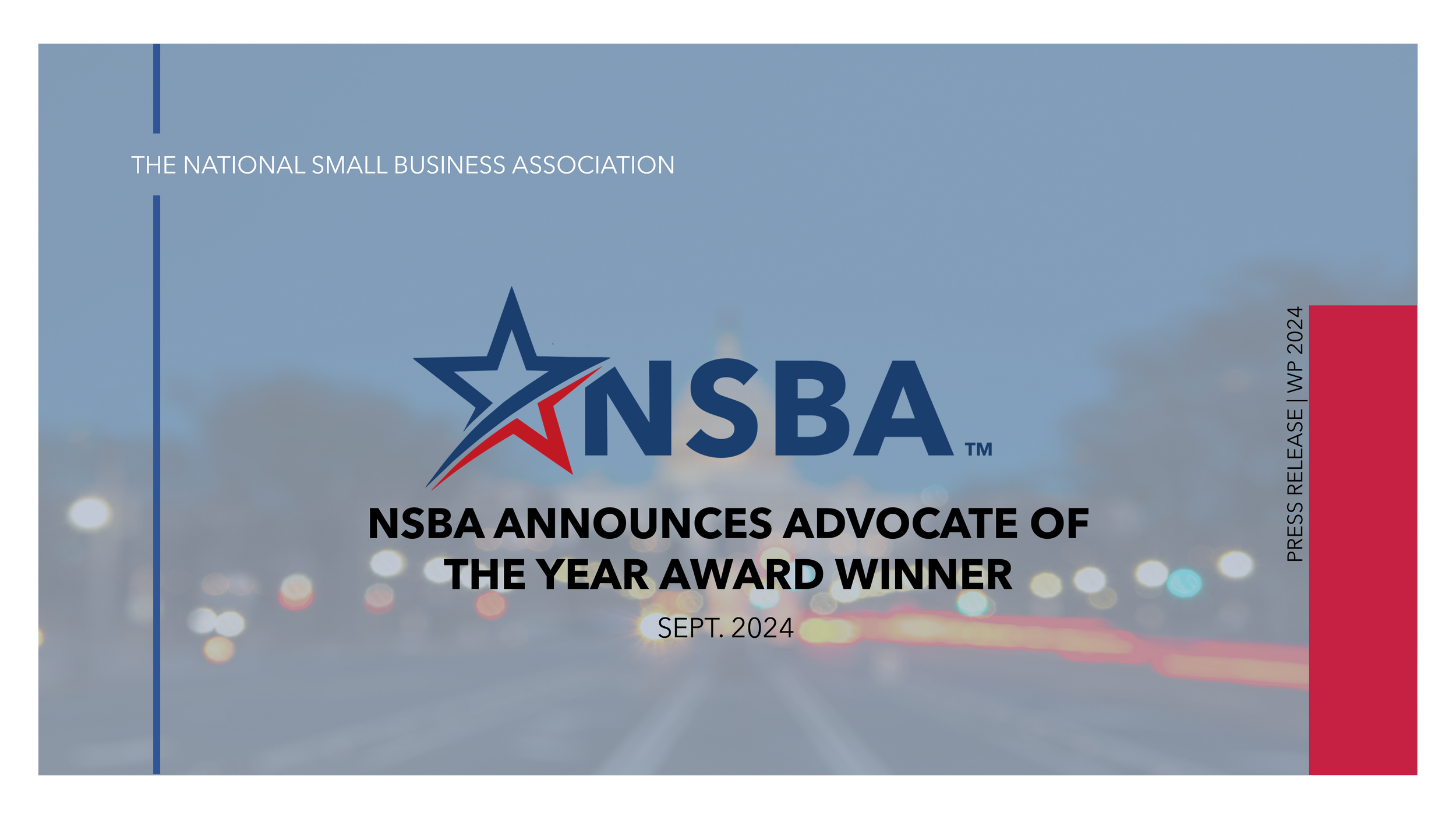 PRESS | NSBA Announces Advocate of the Year Award Winner